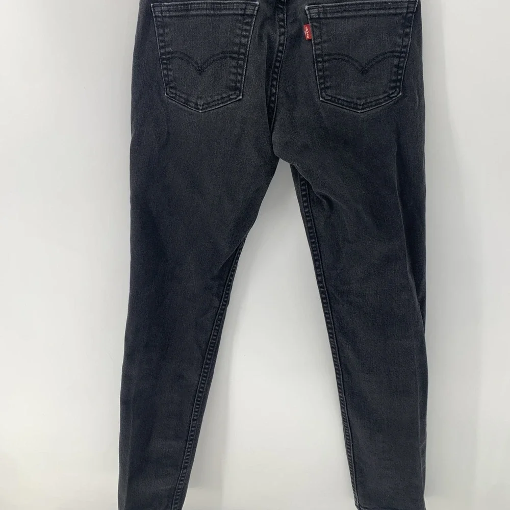 Levi's 511 Slim Fit Jeans Mens 29x32 Washed Black Denim Waterless Levis